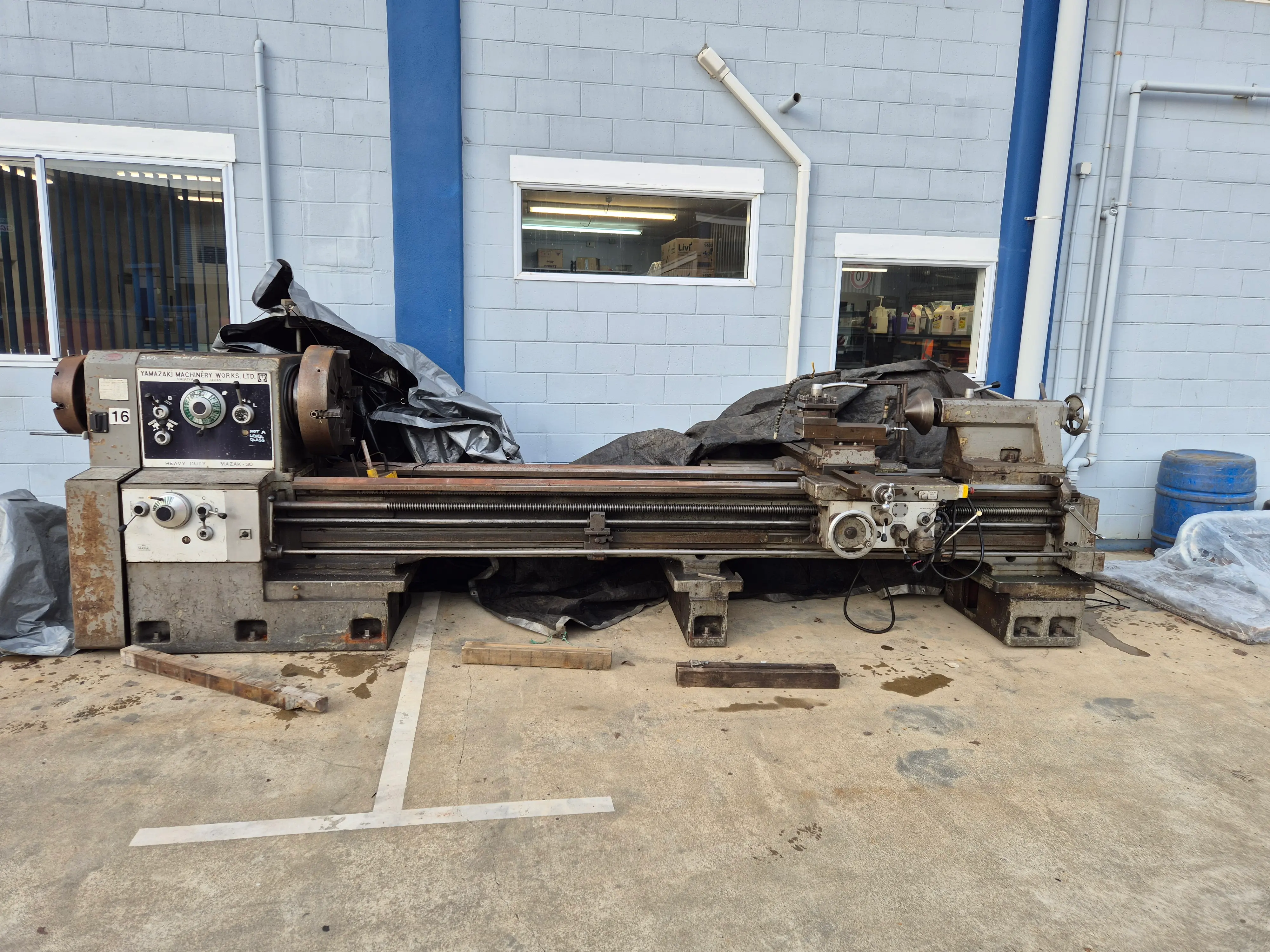 Mazak-Rex Heavy Lathe