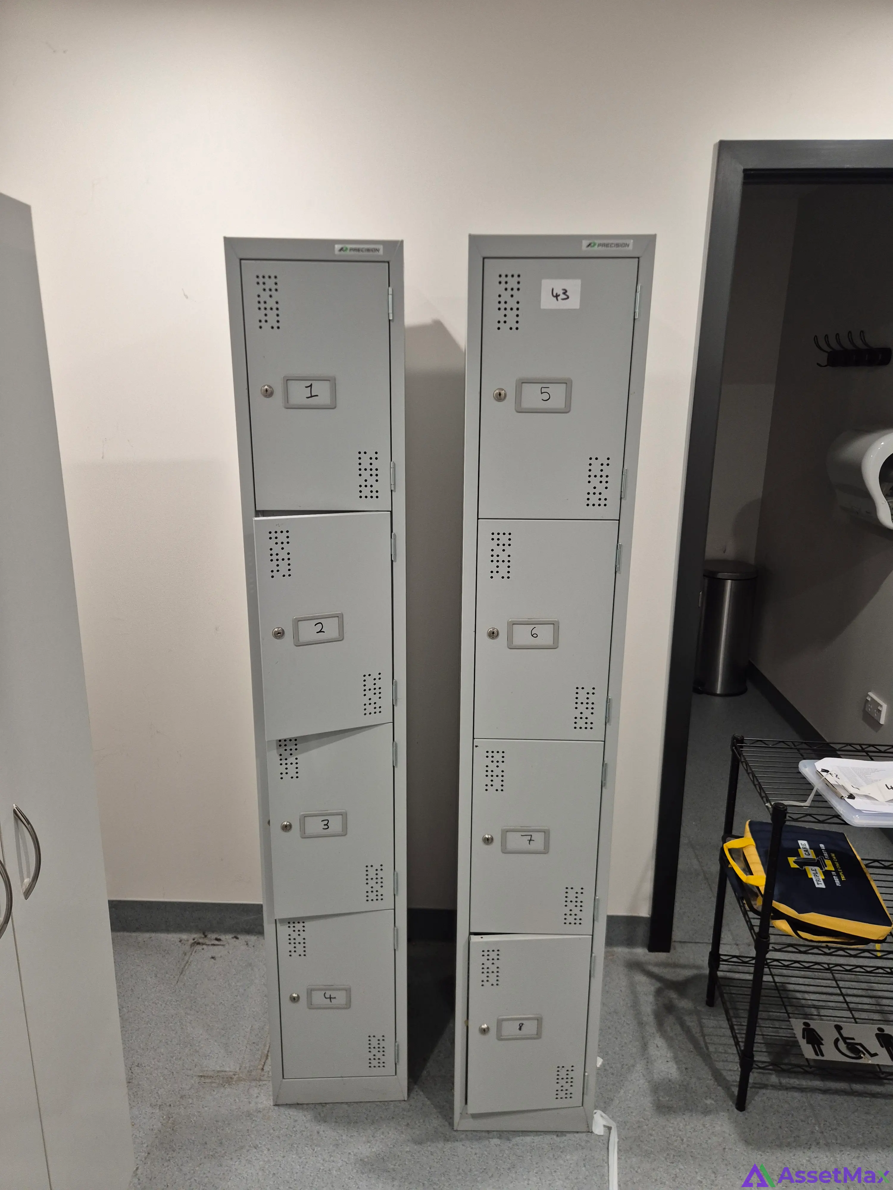 Precision 4-Tier Locker x2